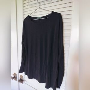 Ofeefan Black Long Sleeve T-shirt Size Large